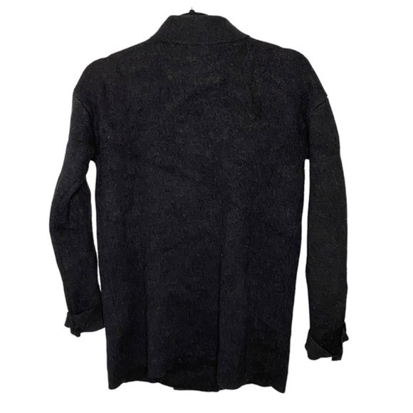 J. Crew Merino Wool Peacoat - Size Small, Charcoal Black - Picture 6 of 9